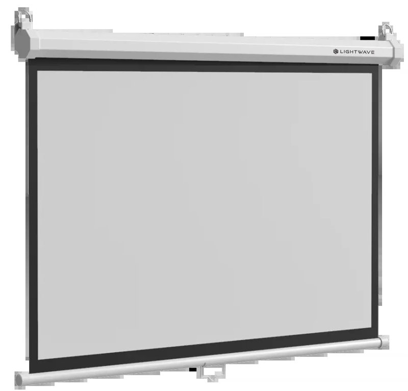 Light Wave LW MPS 200M Manual Projector Screen 200 x 200cm