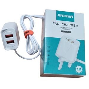 Amaya 2-Port USB Fast Charger YY-180 2.1A