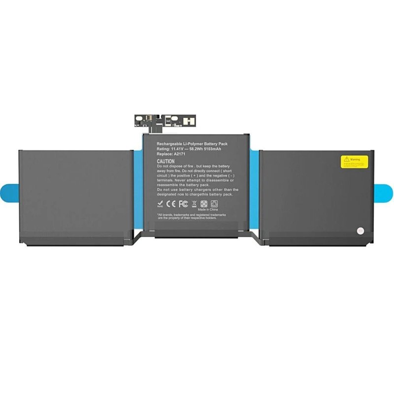 A2171 Laptop Battery for MacBook Pro 13-inch A2159 (EMC 3301)(Mid 2019) A2289 A2338 MUHN2LL/A MUHP2LL/A MUHQ2LL/A MUHR2LL/A MUHR2LL/B MacBook Pro 13 Inch Two Thunderbolt 3 A2159 MUHR2LL