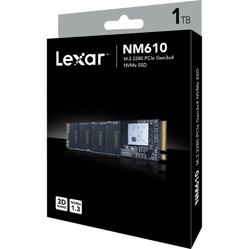 Lexar 1000GB SSD 1TB SSD LNM610-500RB M.2 2280 NVMe Internal SSD
