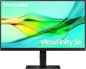 Samsung 27" QHD ViewFinity S6 S60D Monitor (LS27D606EAMXUE)