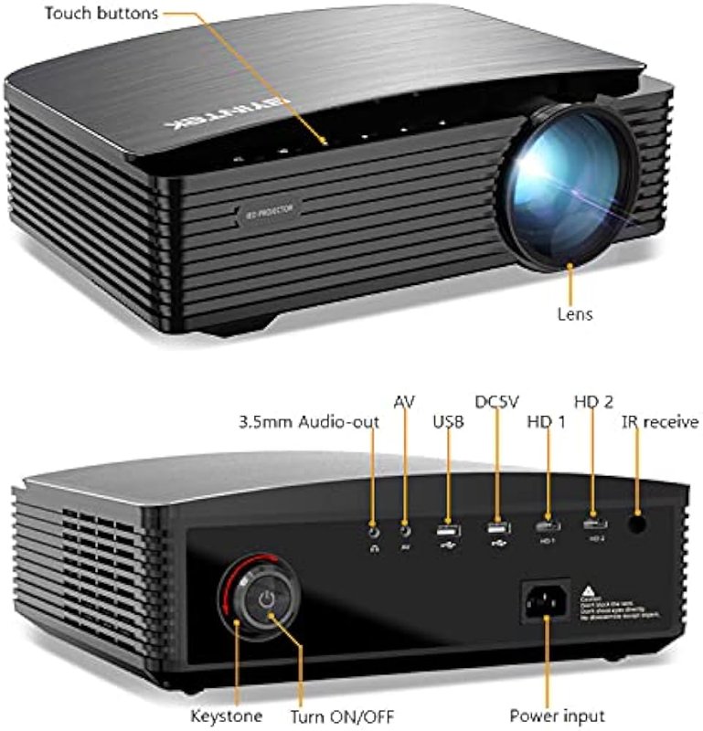 Byintek MOON K25 Basic 7000 Lumens Projector Full HD Smart Home Theater Projector Real Full HD 1920*1080 Support 4K 300" 1 Year Software Warranty