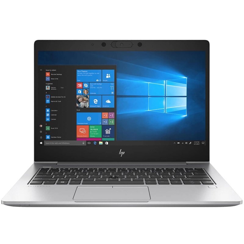 HP Elitebook 830 G5 8th Gen Intel Core i5-8350U @1.70GHz 8GB RAM 256GB SSD 13.3" Display Backlit Keyboard Free Dos Wi-Fi Fingerprint Scanner Spill Resistant Keyboard Ex UK 6 Months Warranty