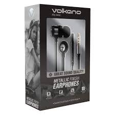 Volkano Alloy Series Metal Earphone – Silver VK-1007-SL[V1]
