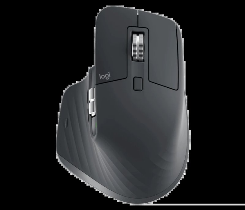 Logitech MX Master 3S Advanced Wireless Mouse 4000 DPI Customization USB-C Bluetooth USB