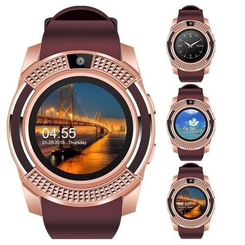 Smart Watch V8 with Touchscreen, SIM Slot, Camera and Waterproof Features