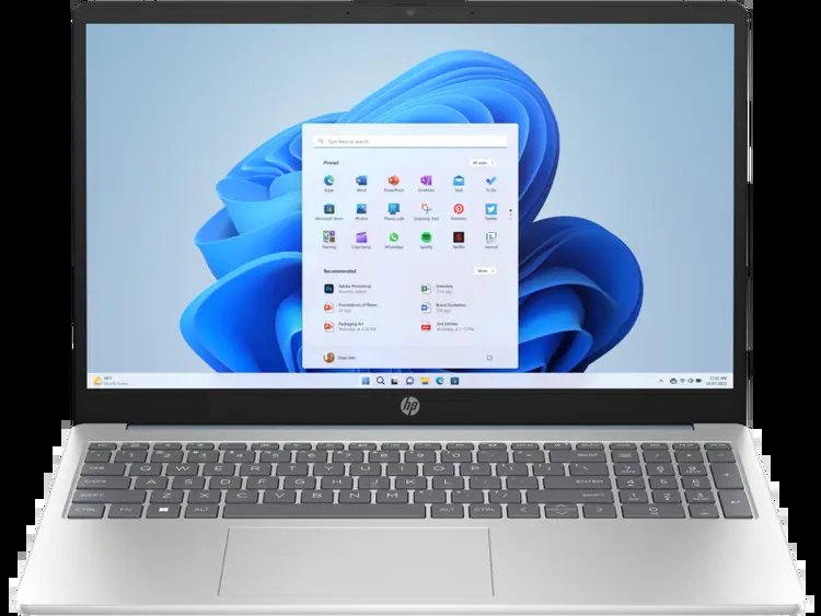HP Laptop 15 13th Gen Intel Core i3-1315U 8GB DDR4-3200 MHz RAM 512GB PCIe NVMe M.2 SSD 15.6" FHD Display Intel UHD Graphics HP True Vision 720p HD Camera Windows 11 Home 1 Year Warranty
