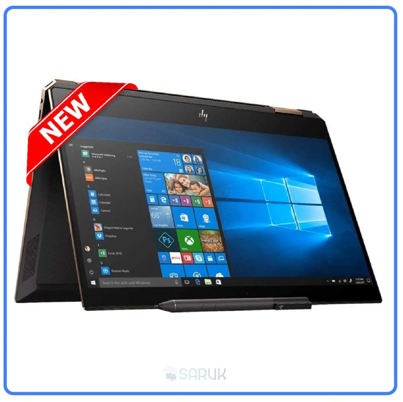 HP Spectre x360 15-eb0xxx Convertible 10th Gen Intel Core i7-10750H Up to 5.0GHz 16GB RAM 512GB SSD 15.6" Diagonal UHD Touch Screen Display 4GB Nvidia GeForce GTX 1650Ti Max-Q Dedicated Graphics Backlit Keyboard Windows 10 Home 1 Year Dealership Warranty