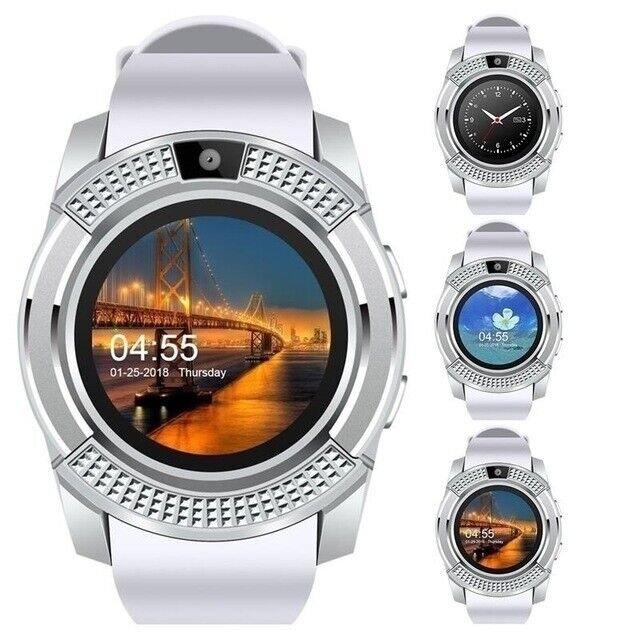 Smart Watch V8 with Touchscreen, SIM Slot, Camera and Waterproof Features
