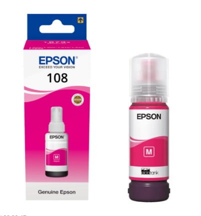 Epson 108 EcoTank Pigment Magenta Ink