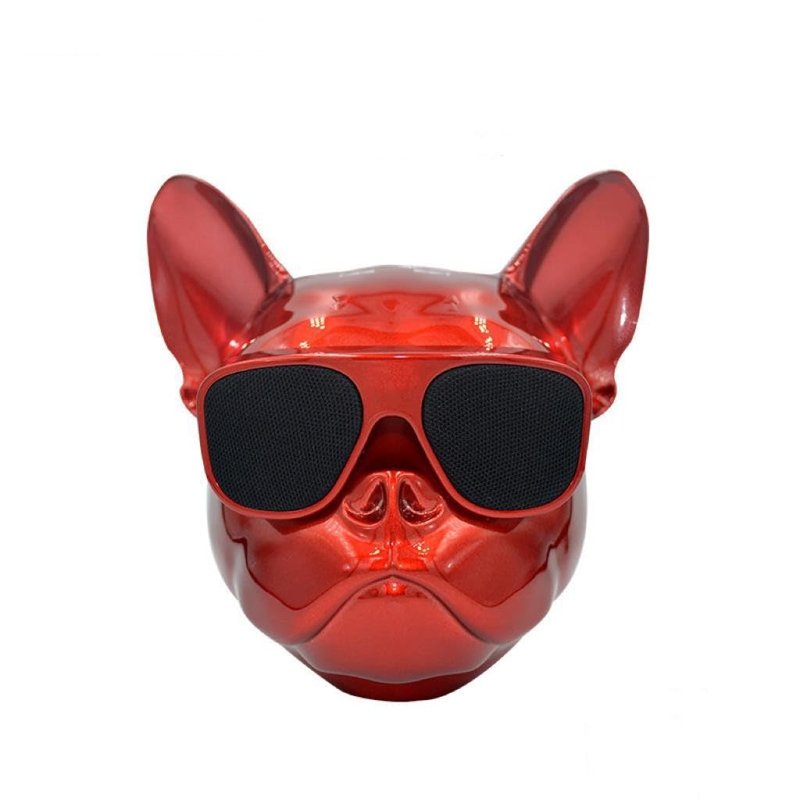 Bulldog Portable Bluetooth 5.0 Speaker 10W Output Speakers Stereo Custom Cool Artistic Wireless Speaker- Large