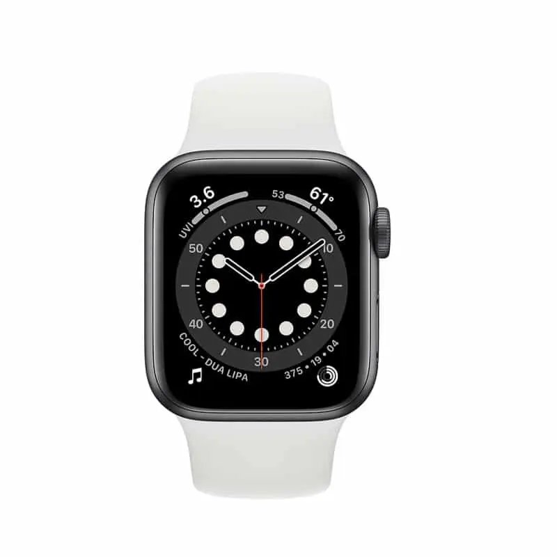 Apple Watch Series 6 44mm Watch OS Touchscreen Water resistant Swimproof Design Certified Refurbished 3 Months Warranty