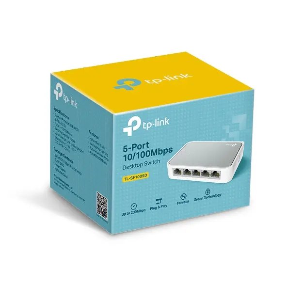 TP-Link 5-Port 10/100 Mbps desktop Switch TL-SF1005D