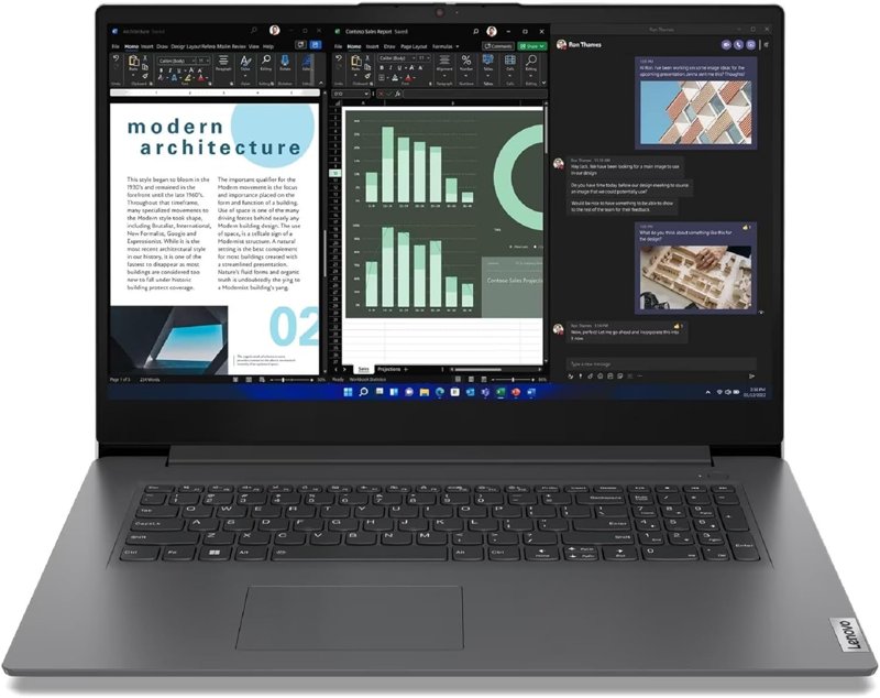 Lenovo V17 G4 IRU 13th Gen Core i5-13420H 16GB RAM 256GB PCIe NVMe PCIe SSD 17.3 FHD Integrated Intel UHD Graphics 720P HD Camera With Privacy Shutter High Definition (HD) Audio Brand New Windows 11 Home 1 Year Warranty