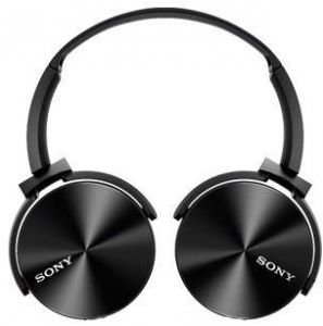Sony MDR-XB450BT Extra Bass Overhead Bluetooth Wireless Headphones Black-Generic