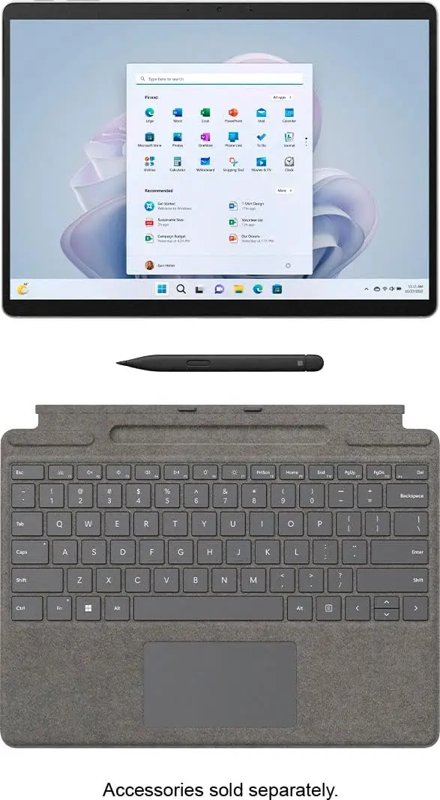 Microsoft Surface Pro 9 13" 2-in-1 Tablet & Laptop 12th Gen Intel Core i5-1235U Intel Iris Xe Graphics 8GB RAM 256GB SSD Windows 11
