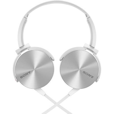 Sony MDR-X450AP Extra Bass Overhead Headphones-White