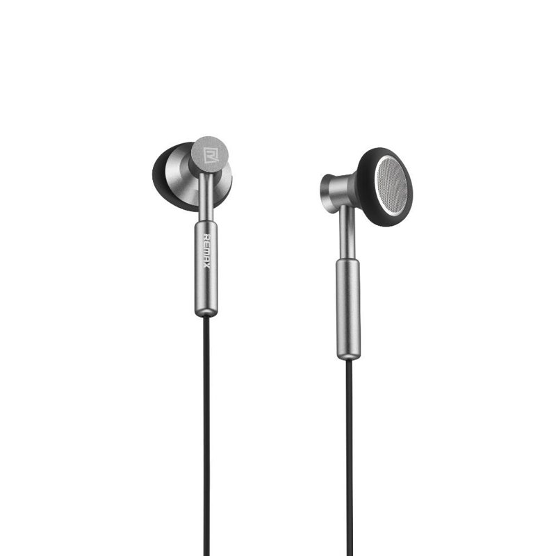 REMAX 305M 3.5mm Wired Control Metallic Earphones with Mic