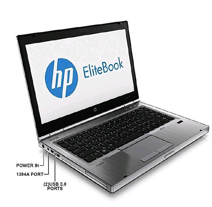 HP Elitebook 8460 Laptop Core i5 8GB RAM / 500GB HDD Computer Laptop,windows 10 pro  ,Silver 14 inch