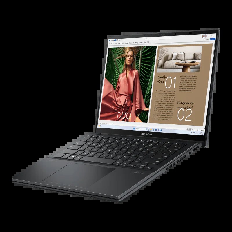ASUS Zenbook DUO UX8406 Intel Core Ultra 9 285H 32GB RAM 2TB M.2 NVMe PCIe 4.0 SSD 14" 3K OLED Touchscreen Display Intel AI Boost NPU Intel Arc Graphics Windows 11 Home 1 Year Manufacturer Warranty