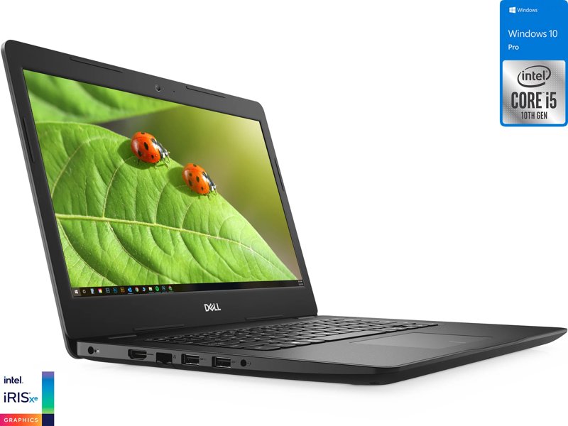 Dell Inspiron 3493 14" HD Laptop 10th Gen Intel Core i5-1035G1 Upto 3.6GHz 8GB DDR4 RAM 512GB M.2 PCIe NVMe SSD Intel HD Graphics 1 Year Dealership Warranty