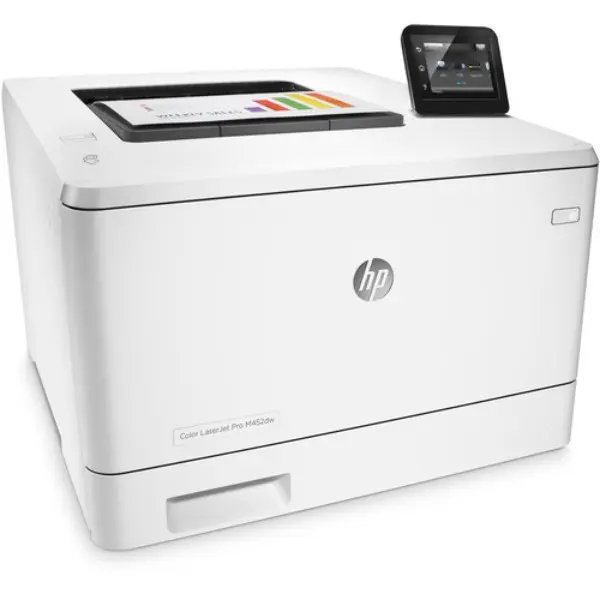 HP Color LaserJet Pro M452nw Wireless Color Laser Printer with Built-in Ethernet White