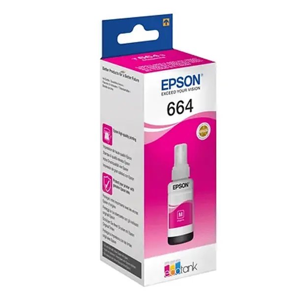 Epson T6643 Magenta Ink Bottle 70ML
