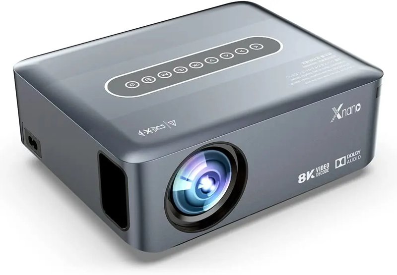XNano X1 Full HD Native 1080P Projector 2GB RAM 16GB ROM Android 9 Dolby Audio Quad Core Supports 8K Decoding