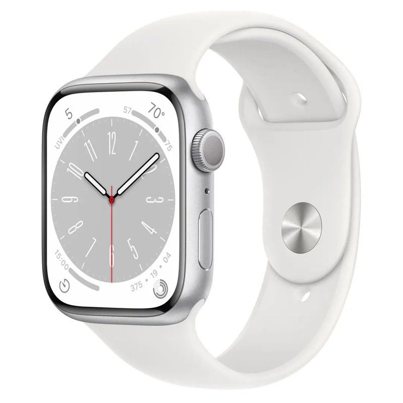 Apple Watch Series 8 45mm Aluminum 32GB 1GB RAM 1.9" Retina LTPO OLED watchOS 9.0