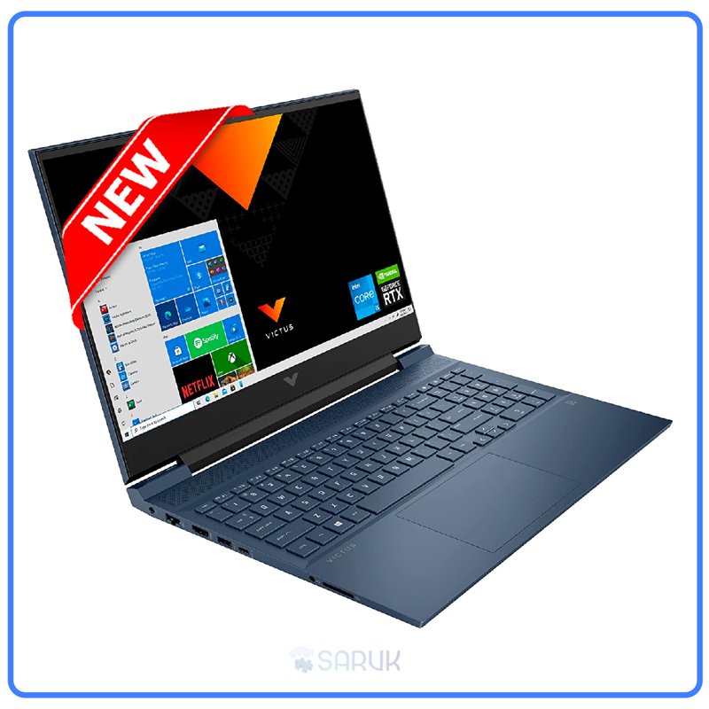 HP Victus 16-d0013dx 11th Gen Intel Core i5-11400H up to 4.5GHz 16.1" FHD LED Display 8GB RAM 256GB PCIe NVMe TLC M.2 SSD Bluetooth HD Webcam WiFi Backlit Keyboard 4GB GDDR6 Dedicated NVIDIA GeForce RTX 3050 GPU Windows 11 Home 1 Year Warranty