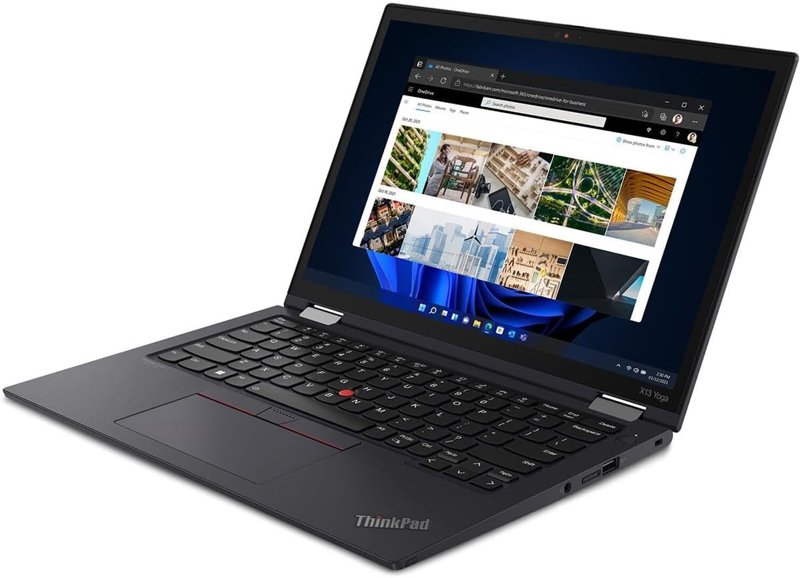 Lenovo ThinkPad X13 Yoga Gen 3 Convertible 2 in 1 Notebook 12th Generation Intel Core i7-1265U 13.3" Touchscreen Display 16GB LPDDR4x 4266MHz 512GB PCIe SSD Gen4 Performance Intel Iris Xe Graphics Dolby Audio Spill Resistant Keyboard Windows 11 Pro Brand New 1 Year Warranty