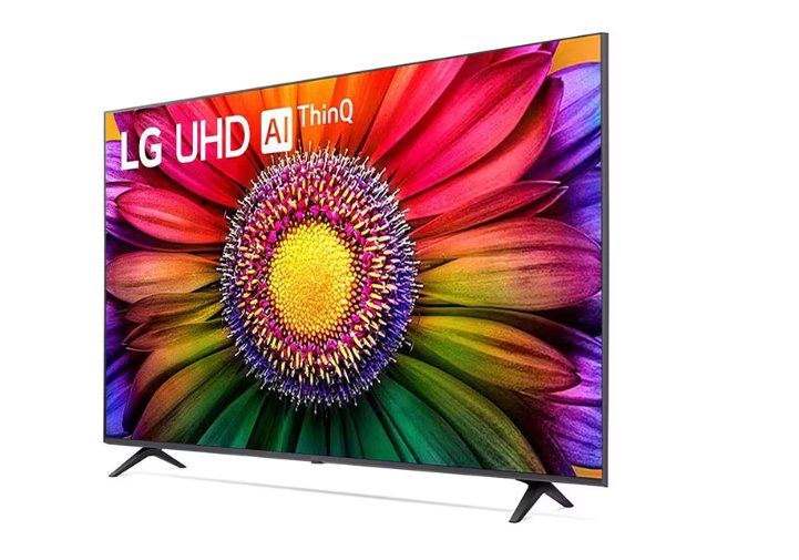LG 55 Inch UHD TV UR80 4K Smart TV WebOS ThinQ AI 4K Upscaling 4K HDR10 Pro 5 AI Processor 4K Gen6 55UR8050PSB