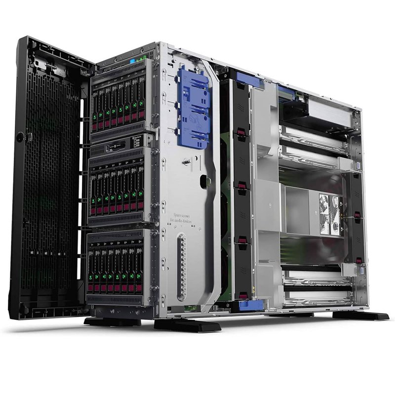 HPE ProLiant ML350 Gen 10 500W 8 Core Server With 16GB RAM 2TB SAS HDD PSU Tower Server