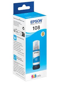 Epson 108 EcoTank Pigment Cyan Ink