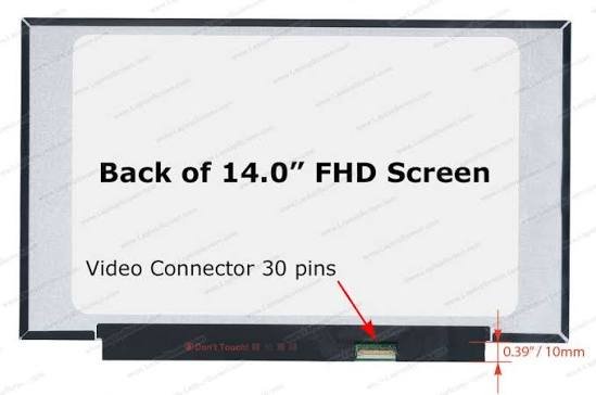 Lenovo ThinkPad T440 LCD 14" 30-pin eDP Non-Touch Screen Replacement