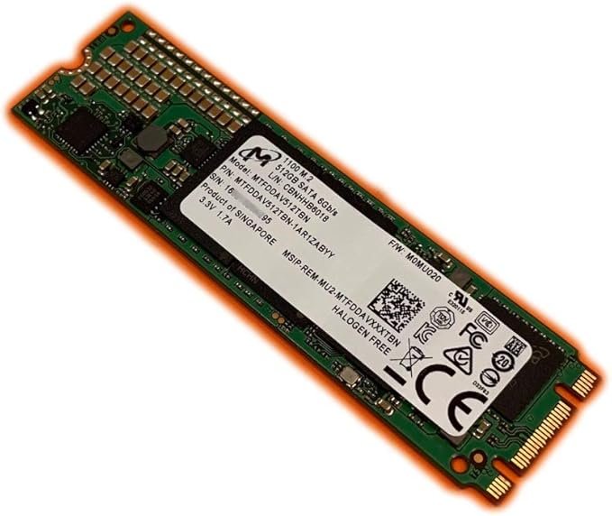 Micron 1100 M.2 256GB SATA Internal SSD Double Notch
