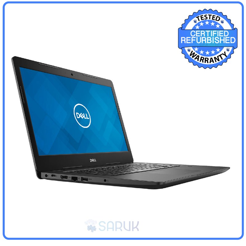 Dell Latitude 3490 Laptop 8th Gen 1.6 GHz Intel Core i5-8250U Quad-Core 14" LCD Screen 256GB SSD 8GB DDR4 RAM ntel UHD Graphics 620 Ex UK 6 Months Warranty Black