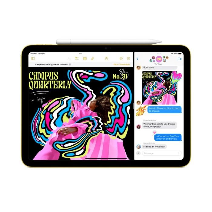 Apple iPad 11th Gen A16 chip 11" Liquid Retina Display 128GB 12MP Front 12MP Back Camera Touch ID Wi-Fi + Cellular