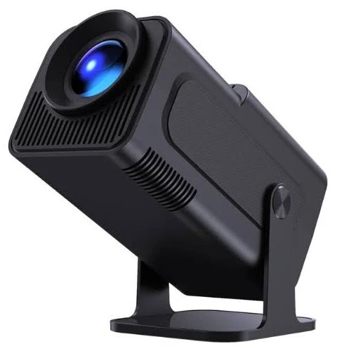 HY320 Mini Projector 200 ANSI Lumens Home & Office 720P Smart Projector with Dual-Band Wi-Fi 6 & Flexible 180-degree Rotation Stand