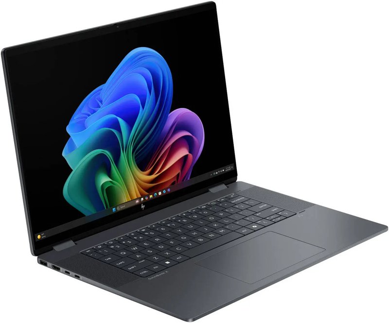 HP OmniBook X Flip 2-in-1 Laptop NGAI 14t-fm00 Laptop Intel Core Ultra 5 226V 16GB LPDDR5x SDRAM 512GB PCIe NVMe M.2 SSD 14" 2K IPS LED Touchscreen Display 5MP IR AI Camera Windows 11 Home Poly Studio with Pen