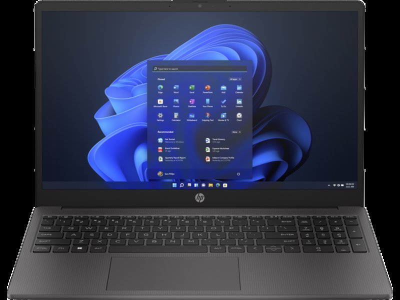 HP 250 G10 Notebook PC 15.6" Display Intel Core i7-1355U Processor 8GB DDR4-3200 SDRAM 512GB PCIe NVMe M.2 Value Solid-State Drive Intel Iris Xe Graphics 720p HD Camera