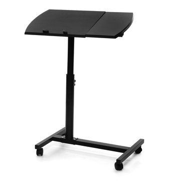 Adjustable Height Notebook Desk-Lift Down Bed Side Sofa Table