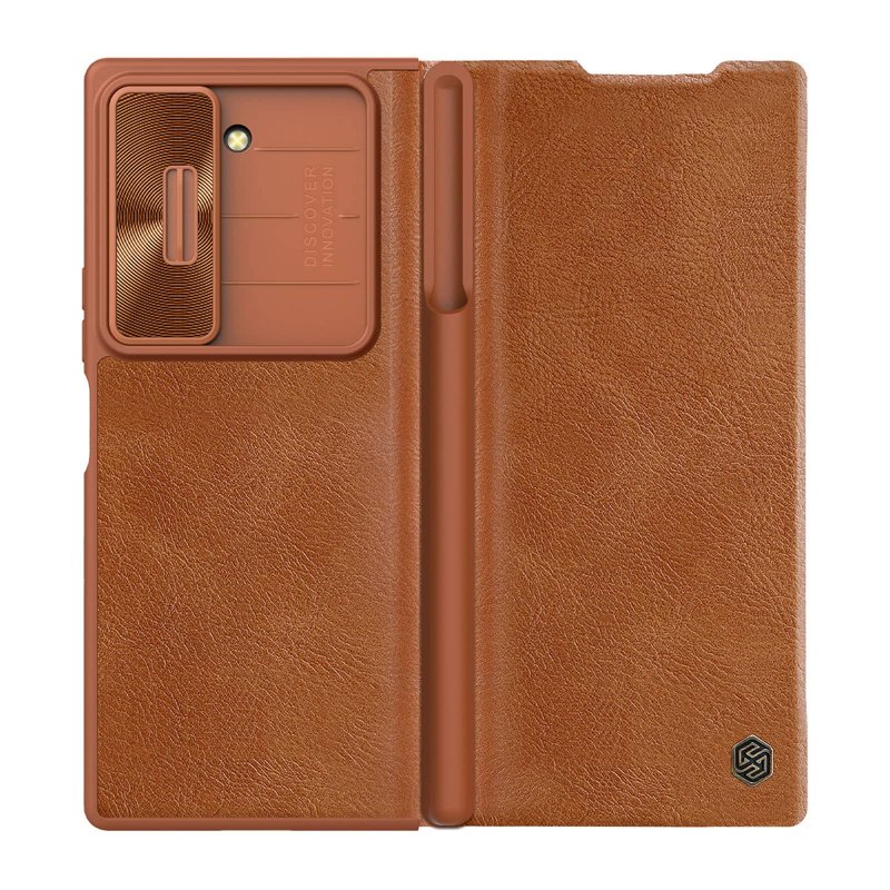 Nillkin Qin Pro Leather Case for Galaxy Z Fold 6 with Hinge Protection