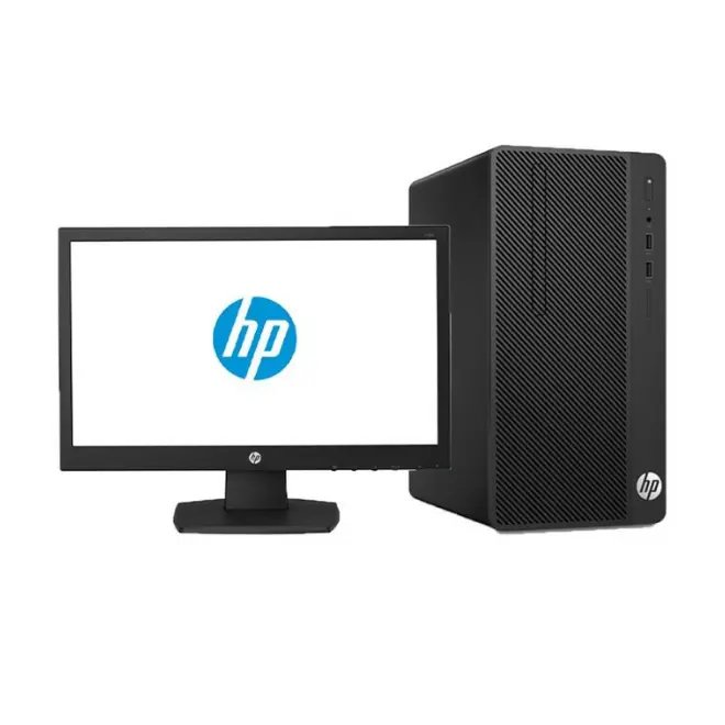 HP Desktop Pro Microtower Business PC 8th Gen Desktop Intel Core i7 8GB RAM DDR4 1000GB(1TB) HDD DVDrw Wifi Free Dos Keyboard Mouse Plus 18.5" TFT 1 Year Warranty