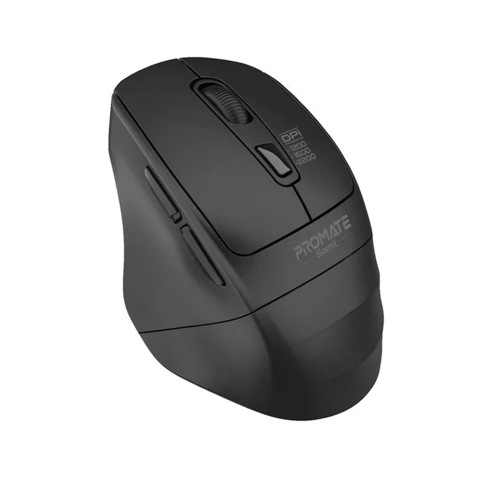 Promate 2200 DPI Silent Click Ergonomic Wireless Optical Mouse (SAMIT)