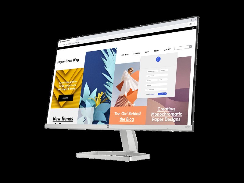 HP Series 5 23.8" IPS LCD FHD Monitor Anti-glare HDMI VGA - 524sf