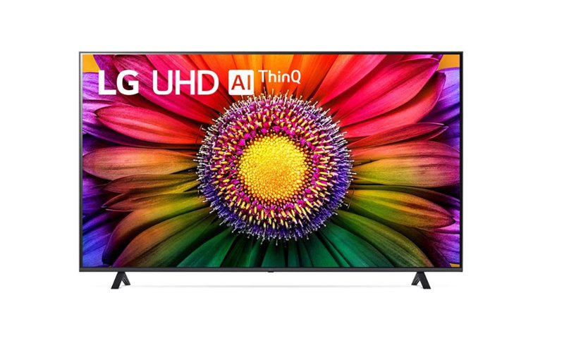 LG 75 Inch UHD TV UR80 4K Smart TV WebOS ThinQ AI 4K Upscaling 4K HDR10 Pro 75UR8050PSB