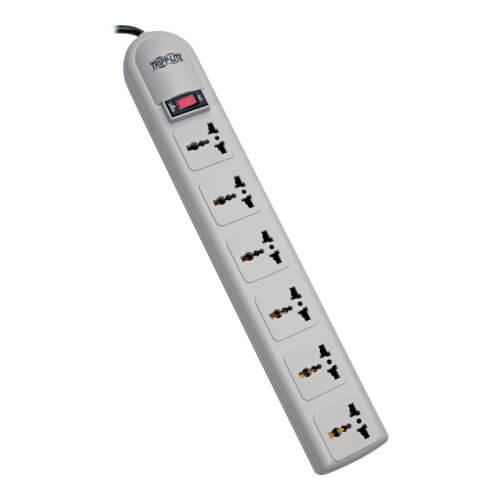 Tripplite 6 Way 1.8M Cord 2 USB Surge Protector Extension