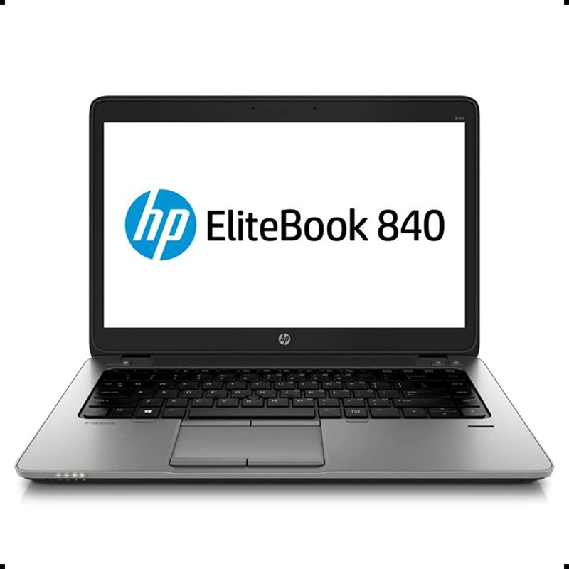 HP Elitebook 840 G1 5th Gen i5-5300U 2.3 GHz 4GB DDR4 RAM 500GB HDD 14" LED Display Certified Refurbished Ex UK 6 Months Warranty