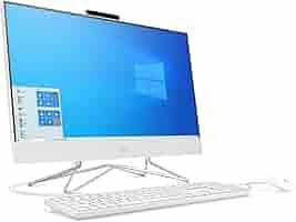 HP 24-Df0xx All-In-One Desktop Intel Core i3-1100T 8GB DDR4-3200 SDRAM 512 GB PCIe NVMe M.2 SSD 23.8" Diagonal FHD IPS Widescreen WLED-Backlit Anti-Glare 1 Year Dealership Warranty